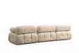 Fåtölj Atelier del Sofa Bubble 1R Cream Bouclé Polyester 95x95x75 cm - Soffor - 8683743317974 - 3