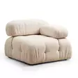 Fåtölj Atelier del Sofa Bubble 1R Cream Bouclé Polyester 95x95x75 cm - Soffor - 8683743317974 - 1