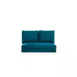 2-sits bäddsoffa Atelier del Sofa Taida Petrolgrön Polyester 185x120x36 cm - Bäddsoffor - 8683342263344 - 3