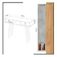 Sideboard Hanah Home Lawen Ek Spånskiva 100x87,6x30 cm - Sidobord och extrabord - 8681875126914 - 5