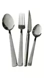 Bestickset Hermia Deniz24 Silver Rostfritt Stål 24 Delar - Bestick och serveringsredskap - 8683342979054 - 3