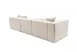 3-sits soffa Atelier del Sofa Lora Ljusbrun Linne 303x108x65 cm - Soffor - 8684282392354 - 4