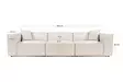 3-sits soffa Atelier del Sofa Lora Ljusbrun Linne 303x108x65 cm - Soffor - 8684282392354 - 13
