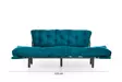 3-sits bäddsoffa Atelier del Sofa Nitta Triple Petrolgrön Polyester 185x70x85 cm - Bäddsoffor - 8681875833614 - 15