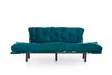 3-sits bäddsoffa Atelier del Sofa Nitta Triple Petrolgrön Polyester 185x70x85 cm - Bäddsoffor - 8681875833614 - 5