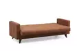 3-sits bäddsoffa Atelier del Sofa Polya Tegelröd Tyg 205x75x86 cm - Bäddsoffor - 8683742755524 - 7