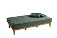 3-sits bäddsoffa Atelier del Sofa Fuoco Grön Linne 184x80x80 cm - Bäddsoffor - 8681875597974 - 3