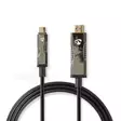 Aktiv optisk (AOC) USB kabel | USB-C Hane | HDMI Kontakt | 18 Gbps | 20.0 m | Rund | PVC | Svart | Presentbox - Dator och nätverk - 5412810318094 - 1