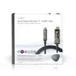 Aktiv optisk (AOC) USB kabel | USB-C Hane | HDMI Kontakt | 18 Gbps | 20.0 m | Rund | PVC | Svart | Presentbox - Dator och nätverk - 5412810318094 - 66