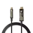 Aktiv optisk (AOC) USB kabel | USB-C Hane | HDMI Kontakt | 18 Gbps | 50.0 m | Rund | PVC | Svart | Presentbox - Dator och nätverk - 5412810318124 - 1