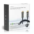 Aktiva Optiska Ultra High Speed HDMI Kabel med Ethernet | HDMI Kontakt | HDMI Kontakt | 8K@60Hz | 48 Gbps | 15.0 m | Rund | PVC | Svart | Presentbox - HDMI-kablar - 5412810318254 - 69