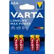 Alkaliska Batterier AAA 1.5 V Max Tech 4-Blister - Alkaliska batterier - 4008496104734 - 1