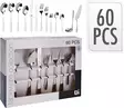 Aterinsetti 60 kpl - Bestick och serveringsredskap - 8720573136464 - 1