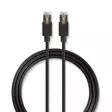 CAT6 Nätverkskabel | RJ45 hane | RJ45 hane | F/UTP | 5.00 m | Rund | LSZH / PVC | Antracit | Kartong med fönster - Dator och nätverk - 5412810264124 - 1