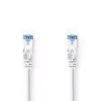 CAT6a nätverkskabel | S/FTP | RJ45 hane | RJ45 hane | 1.00 m | Snagless | Rund | LSZH | Vit | Label - Dator och nätverk - 5412810424214 - 1