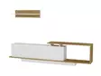 TV-bänk Hanah Home Asos Vit Valnöt Spånskiva 180x45x29,6 cm - TV-bänkar - 8681181613764 - 4