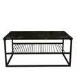 Soffbord, svart, 95 cm brett, slitstarkt, stilrent - Bord - 8682870704374 - 7
