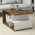 Soffbord Hanah Home Arte 2042 Mörk Valnöt Vit Spånskiva 90x42x54 cm - Soffbord - 8682870764194 - 3