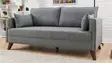 2-sits soffa Atelier del Sofa Bella Grå Polyester 177x81x85 cm - Soffor - 8681875520194 - 2