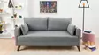 2-sits soffa Atelier del Sofa Bella Grå Polyester 177x81x85 cm - Soffor - 8681875520194 - 5