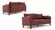 2-sits soffa Atelier del Sofa Bella Klarröd Polyester 177x81x85 cm - Soffor - 8681875548914 - 6