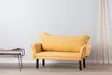 2-sits bäddsoffa Atelier del Sofa Chatto Mustard Bomullspolyester 150x70x75 cm - Bäddsoffor - 8681875833164 - 1