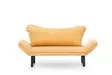 2-sits bäddsoffa Atelier del Sofa Chatto Mustard Bomullspolyester 150x70x75 cm - Bäddsoffor - 8681875833164 - 8
