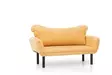 2-sits bäddsoffa Atelier del Sofa Chatto Mustard Bomullspolyester 150x70x75 cm - Bäddsoffor - 8681875833164 - 4