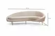 3-sits soffa Atelier del Sofa Eses Beige Polyester 255x120x85 cm - Soffor - 8683342766524 - 6