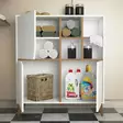 Förvaringsskåp Hanah Home Pulse Vit Valnöt Spånskiva 100x115x30 cm - Skåp och byråer - 8681875413144 - 2