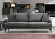 3-sits soffa Atelier del Sofa Papira Grå Polyester 205x90x88 cm - Soffor - 8681875774474 - 1