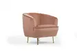 Öronlappsfåtölj Atelier del Sofa Piccoli Rosa Polyester 83x72x75 cm - Fåtöljer - 8683342139564 - 2