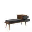 Hallmöbel Hanah Home Rino Valnöt Antracit Spånskiva 120x40x45 cm - Hallskåp - 8682870145054 - 4