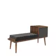 Hallmöbel Hanah Home Rino Valnöt Antracit Spånskiva 120x40x45 cm - Hallskåp - 8682870145054 - 3