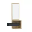 Hallmöbel Hanah Home Stella Ek Antracit Spånskiva 49,1x90x31,3 cm - Hallskåp - 8681875705324 - 3