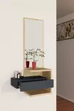 Hallmöbel Hanah Home Stella Ek Antracit Spånskiva 49,1x90x31,3 cm - Hallskåp - 8681875705324 - 2