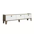 TV-bänk Hanah Home Sumer E3620 Ek Vit Spånskiva 178x44,8x34,6 cm - TV-bänkar - 8682870559134 - 5