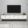TV-bänk Hanah Home Sumer E3620 Ek Vit Spånskiva 178x44,8x34,6 cm - TV-bänkar - 8682870559134 - 2