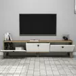 TV-bänk Hanah Home Sumer E3620 Ek Vit Spånskiva 178x44,8x34,6 cm - TV-bänkar - 8682870559134 - 3
