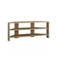 TV-bänk Hanah Home Thales Corner Ek Spånskiva 114x45x36 cm - TV-bänkar - 8681875104134 - 2
