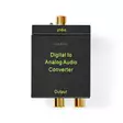 Digital Audio Omvandlare | Envägs | Ingång för audio/video/dataanslutningar: 1x Digital RCA / 1x TosLink | Audio / video / dataanslutningar utgång: 1x (2x RCA) / 1x 3.5 mm | Automatisk | Integrerad förstärkare | Svart - Ljudomkopplare och fördelare - 5412810334414 - 1