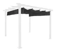 Tyg till pergola 3x3m grått - Paviljonger och pergolor - 6438014303444 - 1