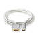 HDMI kabel | HDMI Kontakt | DVI-D 24+1-Pin Hane | 2560x1600 | Guldplaterad | 2.00 m | Rak | Flätad | Silver | Kartong med täckt fönster - HDMI-kablar - 5412810333264 - 2