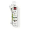 Gren kontakt | Jordad kontakt / Typ F (CEE 7/7) | 3-vägs | 1.50 m | 3680 W | 16 A | USB-anslutning | På / av-knapp | Vit - Förlängningskablar - 5412810323234 - 66