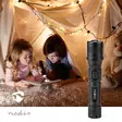 LED ficklampa | Batteridriven | 3.7 V DC | 10 W | Batteri 1 ingår | Uppladdningsbar | Angivet ljusflöde: 1000 lm | Belysningsräckvidd: 110 m | Strålvinkel: 9.5 ° - Ficklampor - 5412810442874 - 5