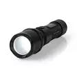 LED ficklampa | Batteridriven | 3.7 V DC | 10 W | Batteri 1 ingår | Uppladdningsbar | Angivet ljusflöde: 1000 lm | Belysningsräckvidd: 110 m | Strålvinkel: 9.5 ° - Ficklampor - 5412810442874 - 42