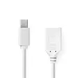 Mini Displayport-kabel | DisplayPort 1.2 | Mini DisplayPort Hane | DisplayPort Hona | 21.6 Gbps | Nickelplaterad | 0.20 m | Rund | PVC | Vit | Låda - Dator och nätverk - 5412810420964 - 1