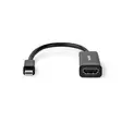 Mini Displayport-kabel | DisplayPort 1.2 | Mini DisplayPort Hane | HDMI Utgång | 21.6 Gbps | Nickelplaterad | 0.20 m | Rund | PVC | Svart | Tag - Dator och nätverk - 5412810324804 - 10