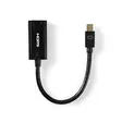 Mini Displayport-kabel | DisplayPort 1.2 | Mini DisplayPort Hane | HDMI Utgång | 21.6 Gbps | Nickelplaterad | 0.20 m | Rund | PVC | Svart | Tag - Dator och nätverk - 5412810324804 - 1