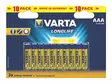 Batteri Varta Longlife AAA 10 st - Alkaliska batterier - 4008496609314 - 1